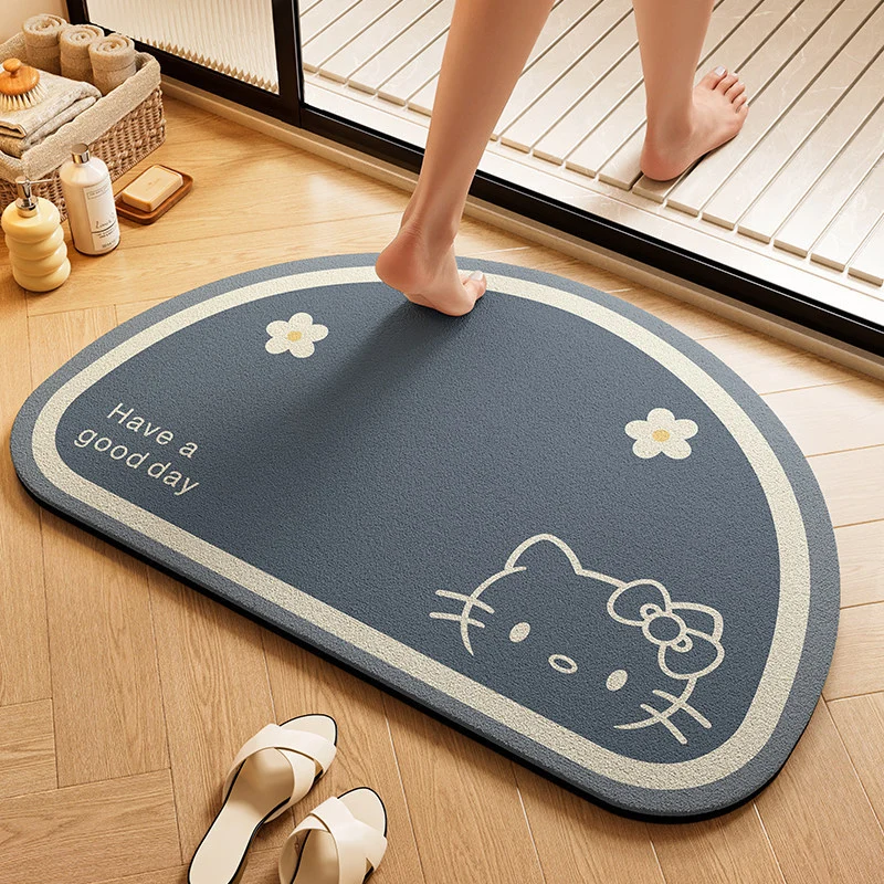 Playful Character-Shaped Bath Mat