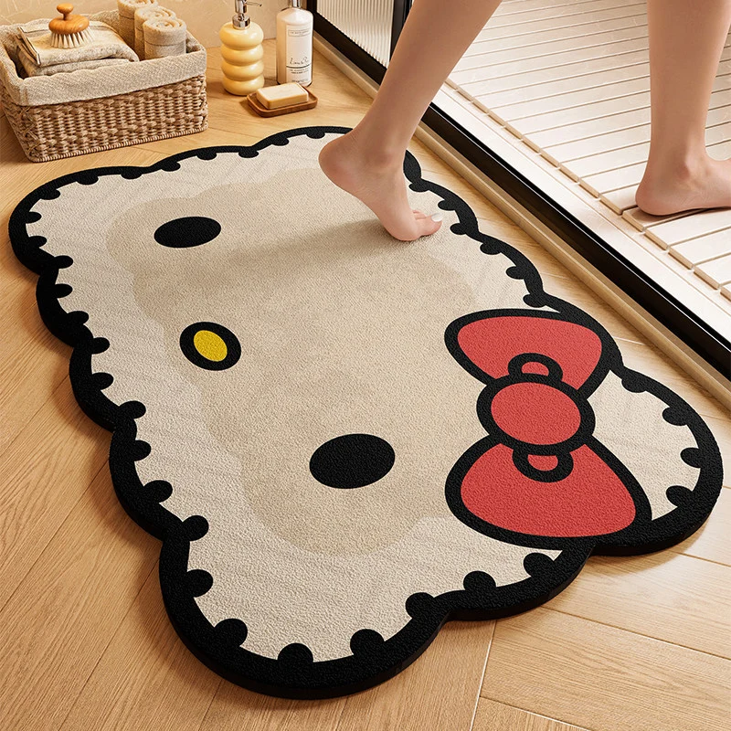Playful Character-Shaped Bath Mat