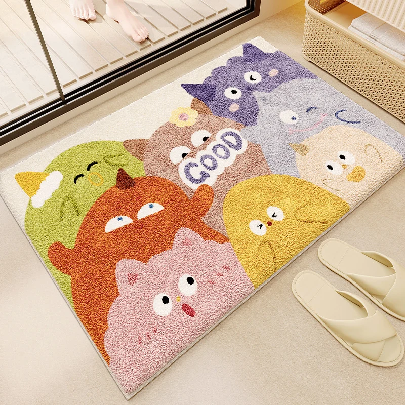 Fun Monster-Themed Bath Mat