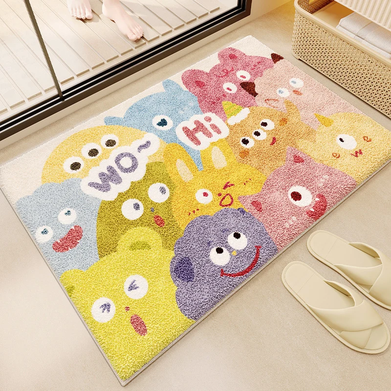 Fun Monster-Themed Bath Mat