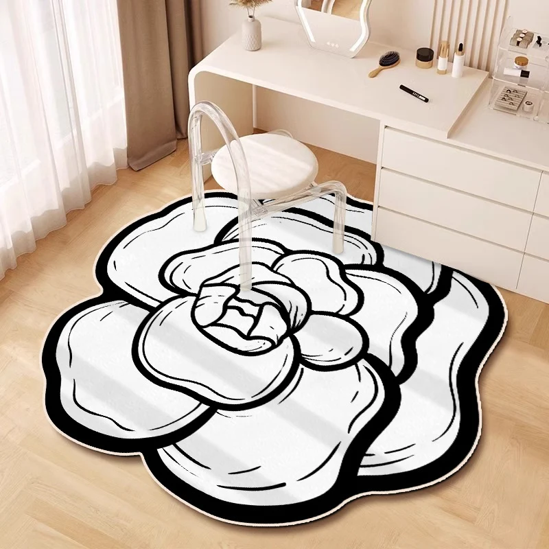 Floral-Shaped Area Rug