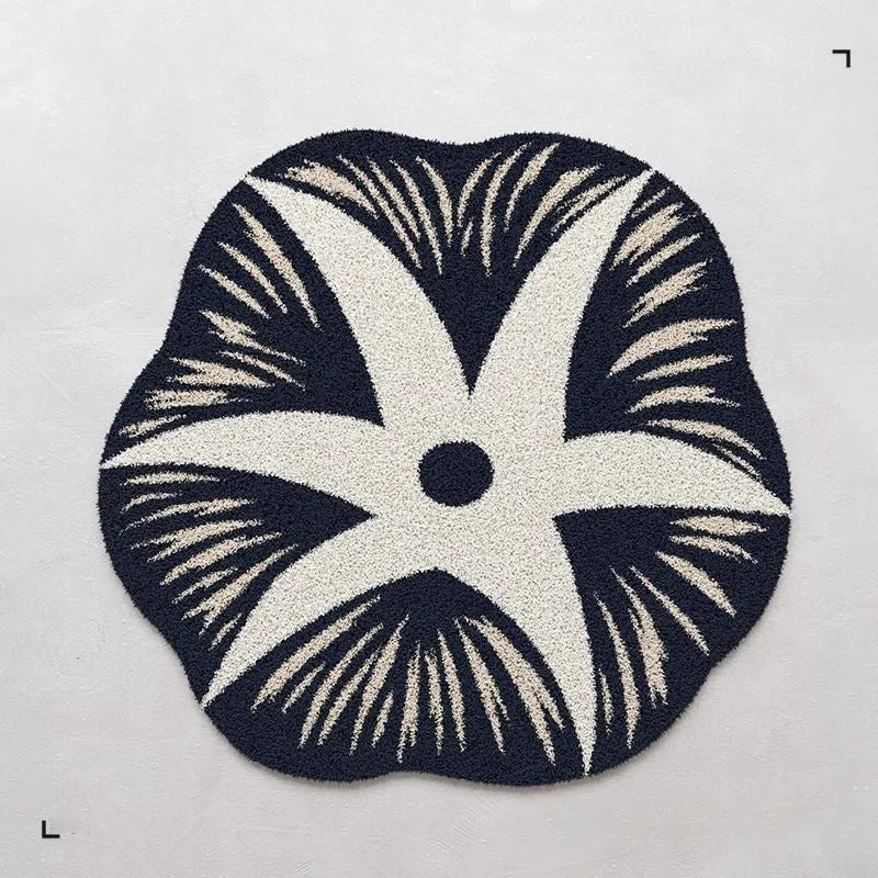 Floral Shaped Area Rug 1789754099