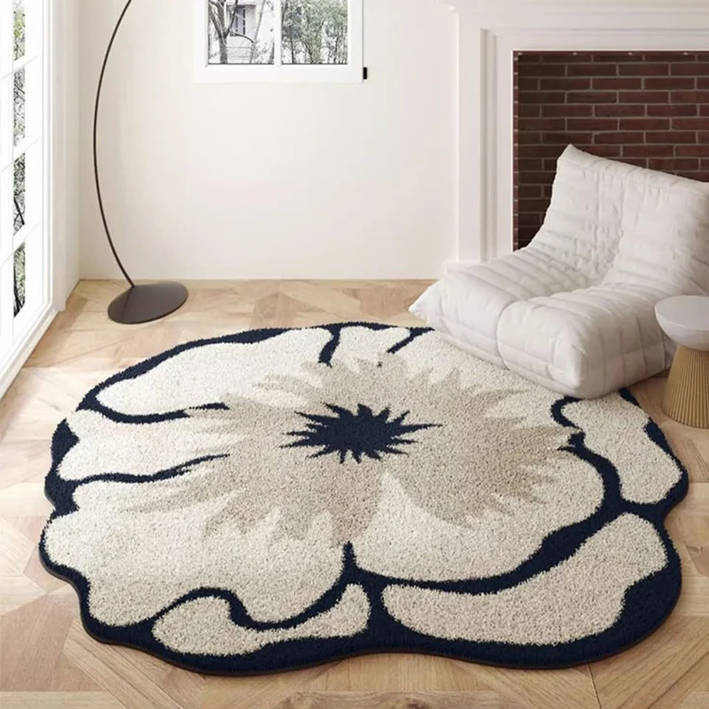 Floral Shaped Area Rug 1789754099