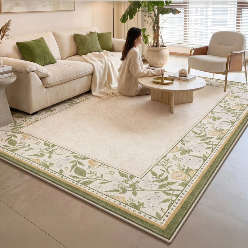 Floral Pattern Decorative Area Rug