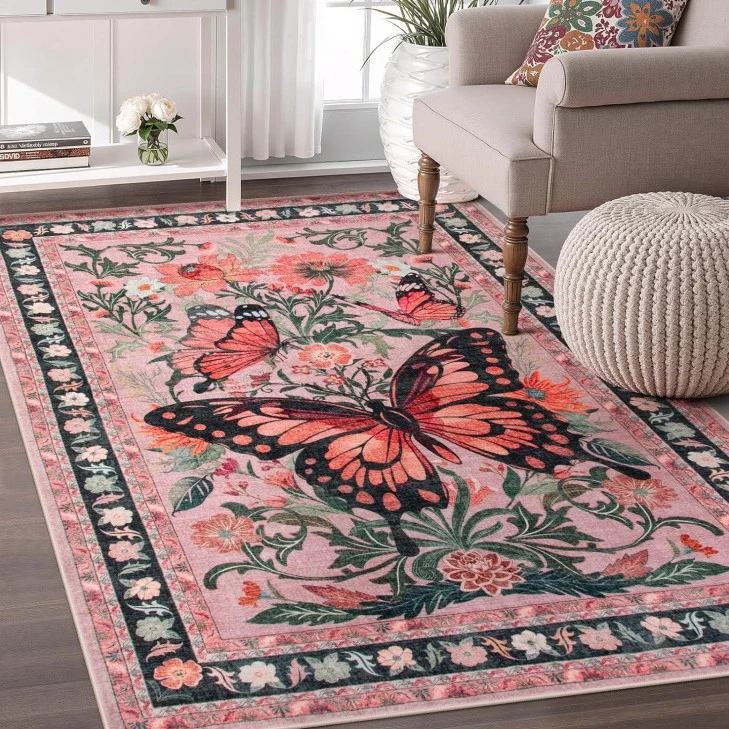 Decorative Floral Area Rug
