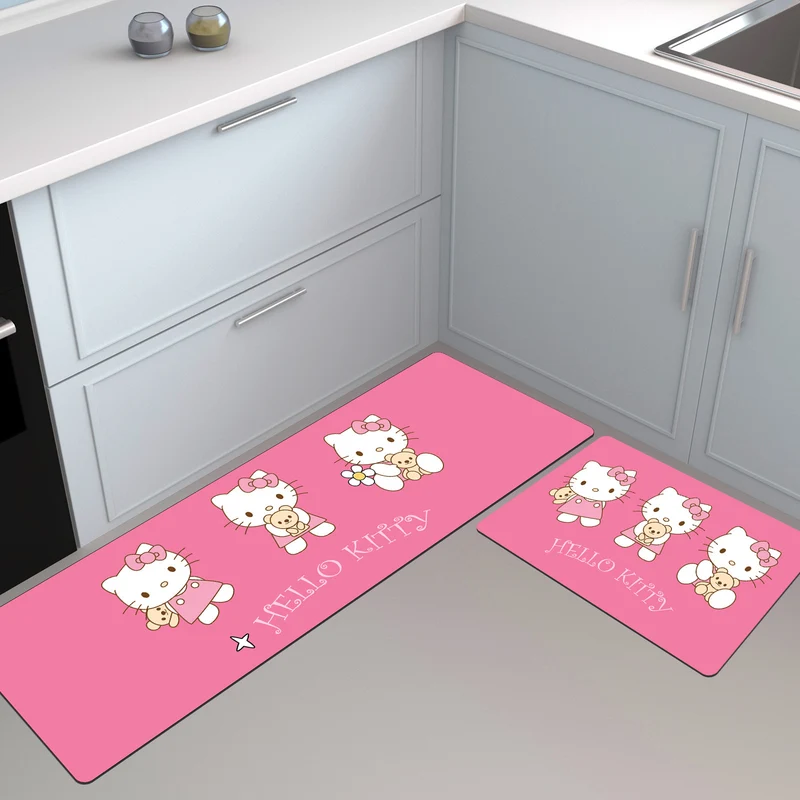 Cute Character Kitchen Mat Set