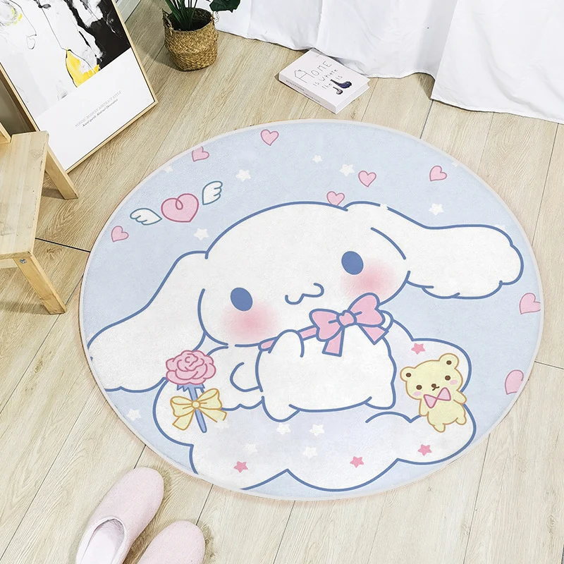 Cute Cartoon Bunny-Themed Area Rug