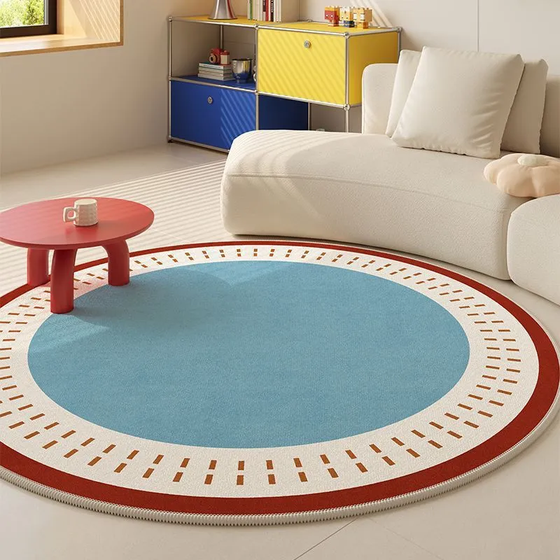 Circular Geometric Area Rug