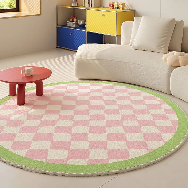 Circular Geometric Area Rug