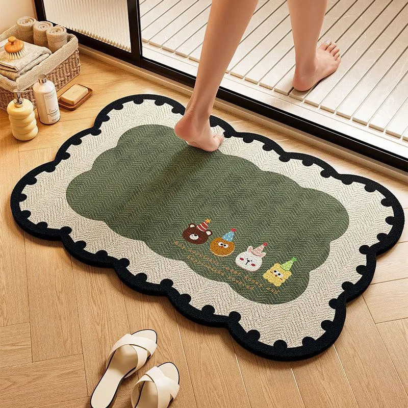 Decorative Cartoon Cloud-Shaped Area Rug