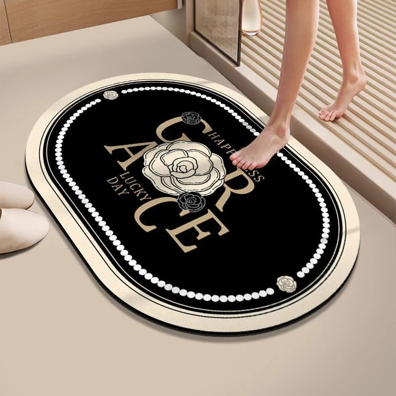 Decorative Bathroom Mat for Comfortable Floor Styling