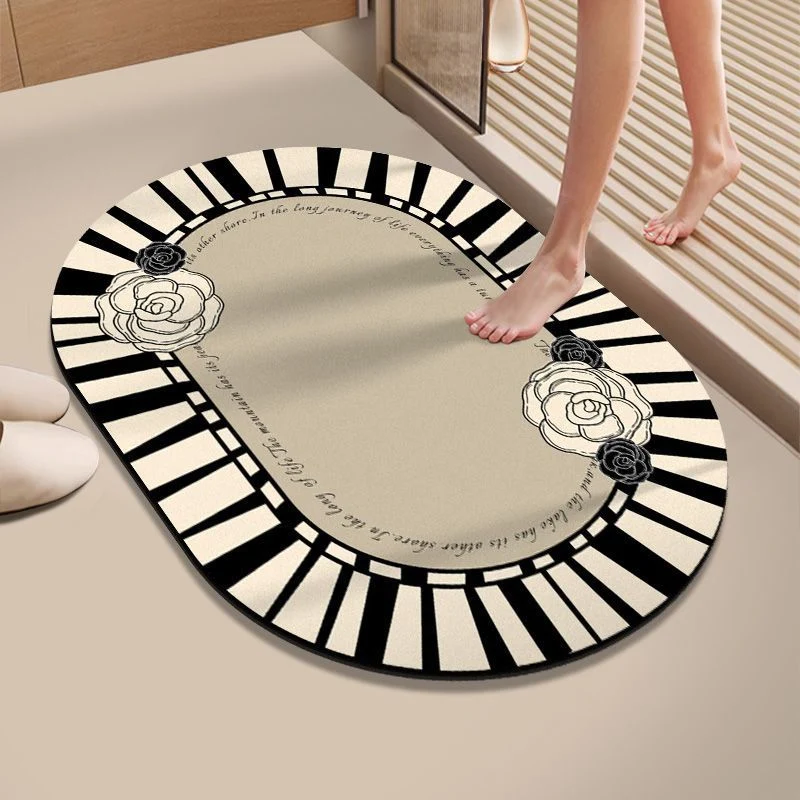 Decorative Bathroom Mat for Comfortable Floor Styling