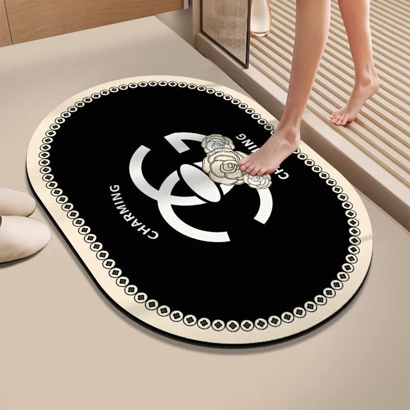 Decorative Bathroom Mat for Comfortable Floor Styling