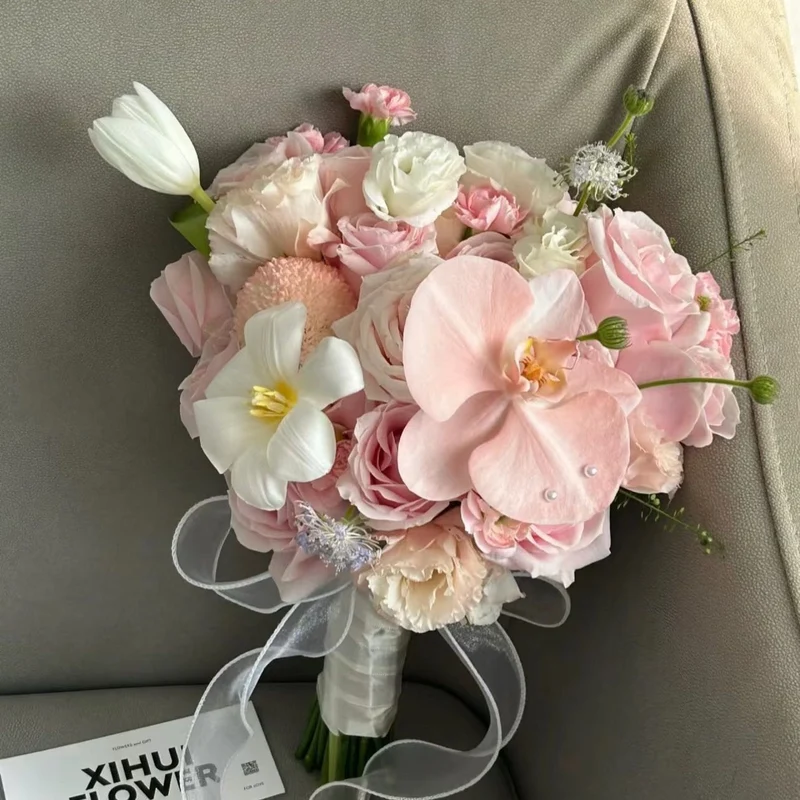 Elegant Artificial Flower Bridal Bouquet