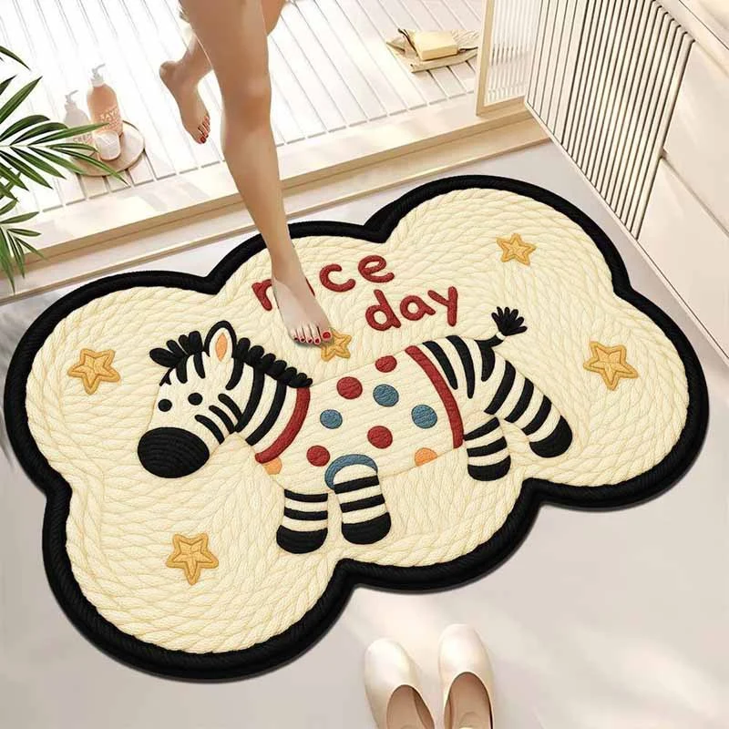 Plush Pet-Themed Area Rug