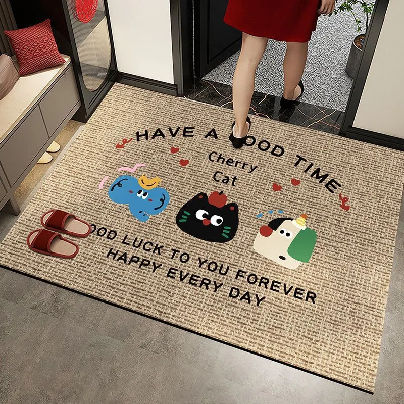 Playful Cat-Themed Mat