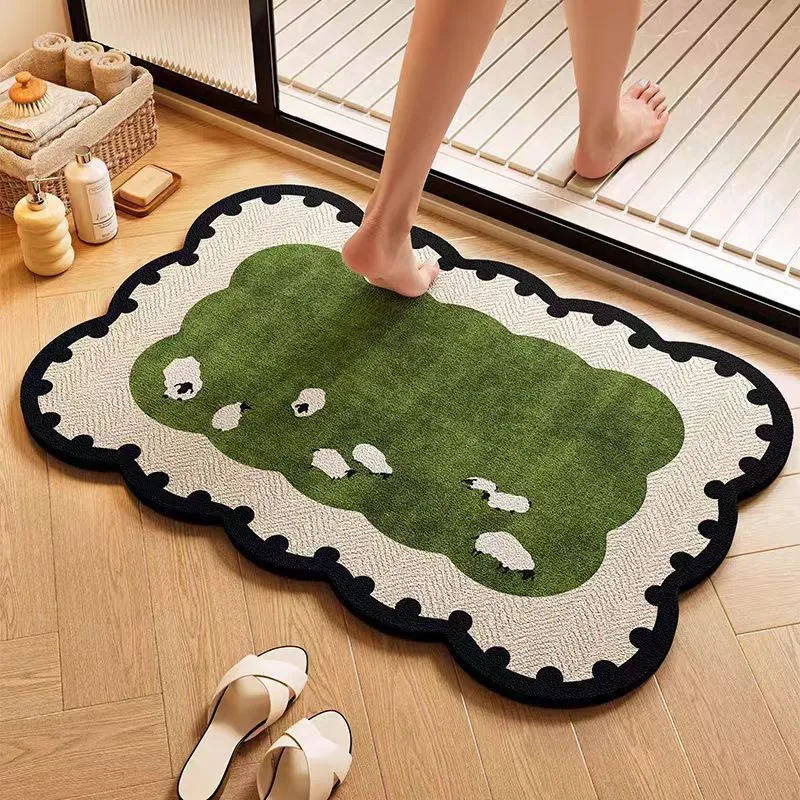 Playful Animal-Themed Bath Mat