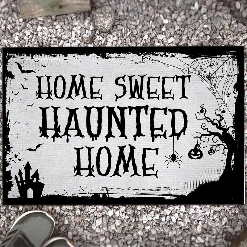 Halloween-Themed Welcome Mat