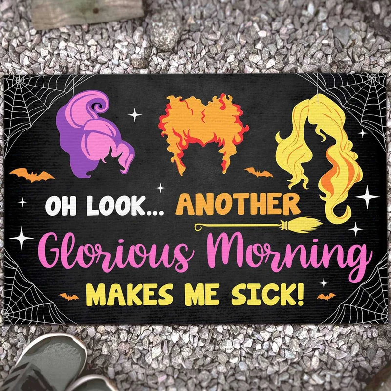 Halloween-Themed Welcome Mat