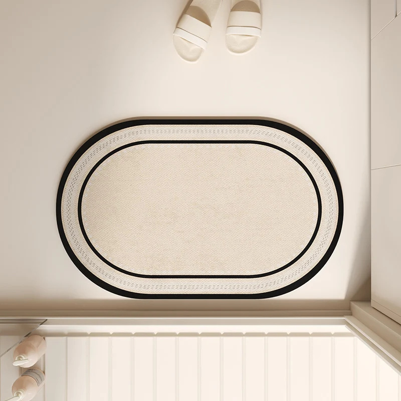 Floral Print Bath Mat