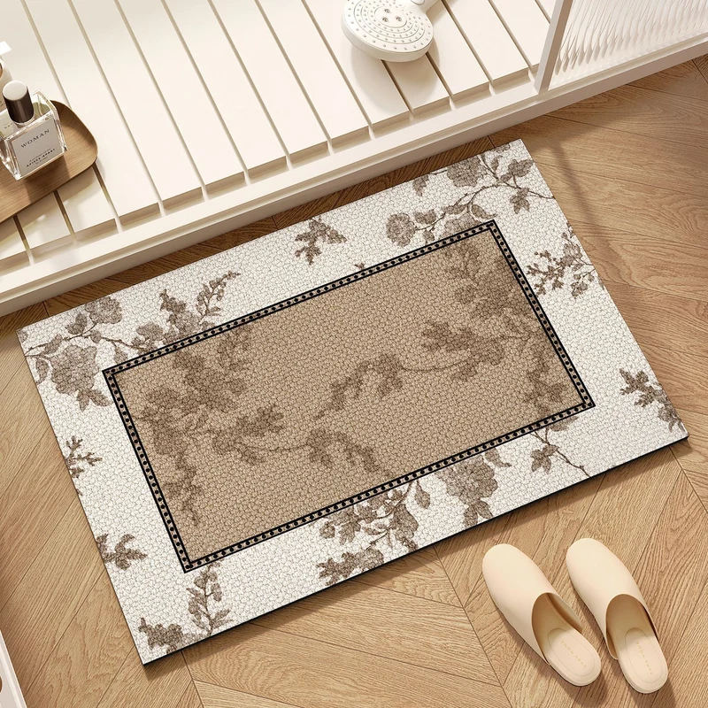 Elegant Floral-Patterned Area Rug