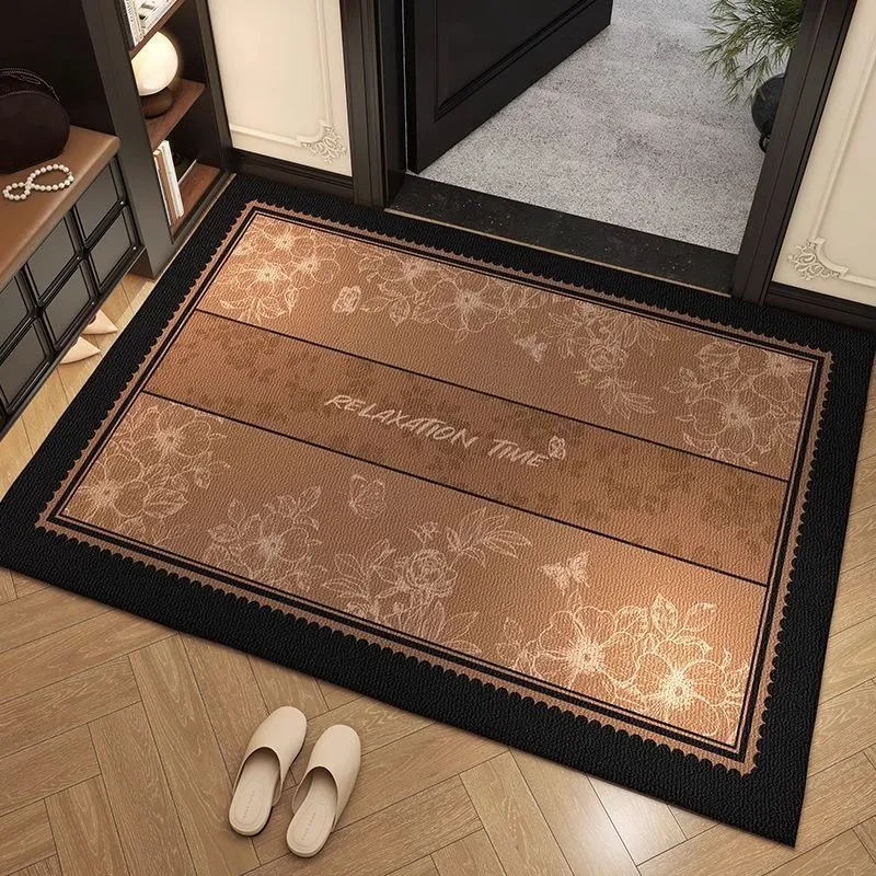 Elegant Floral Entrance Mat