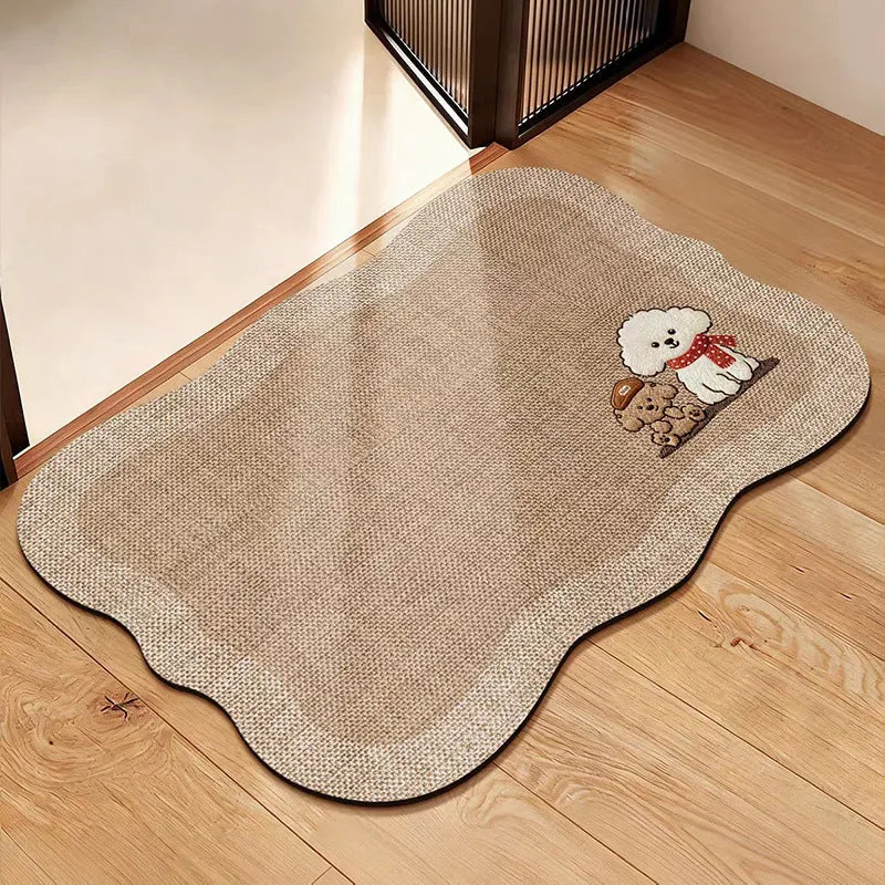 Decorative Pet-Themed Area Mat