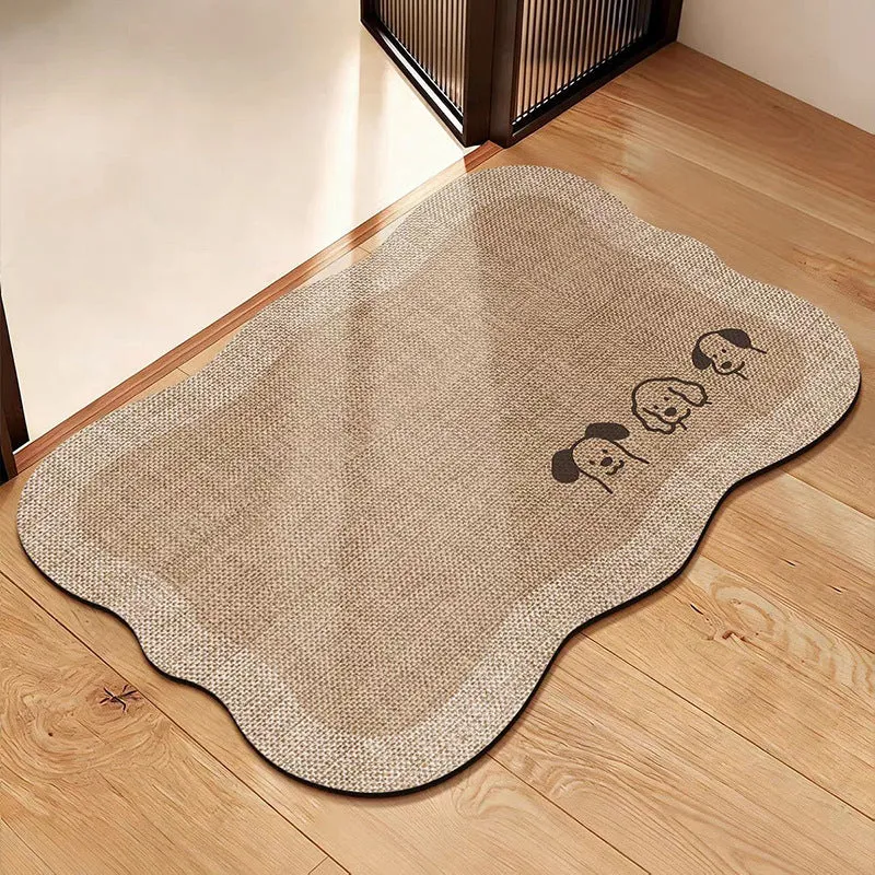 Decorative Pet-Themed Area Mat