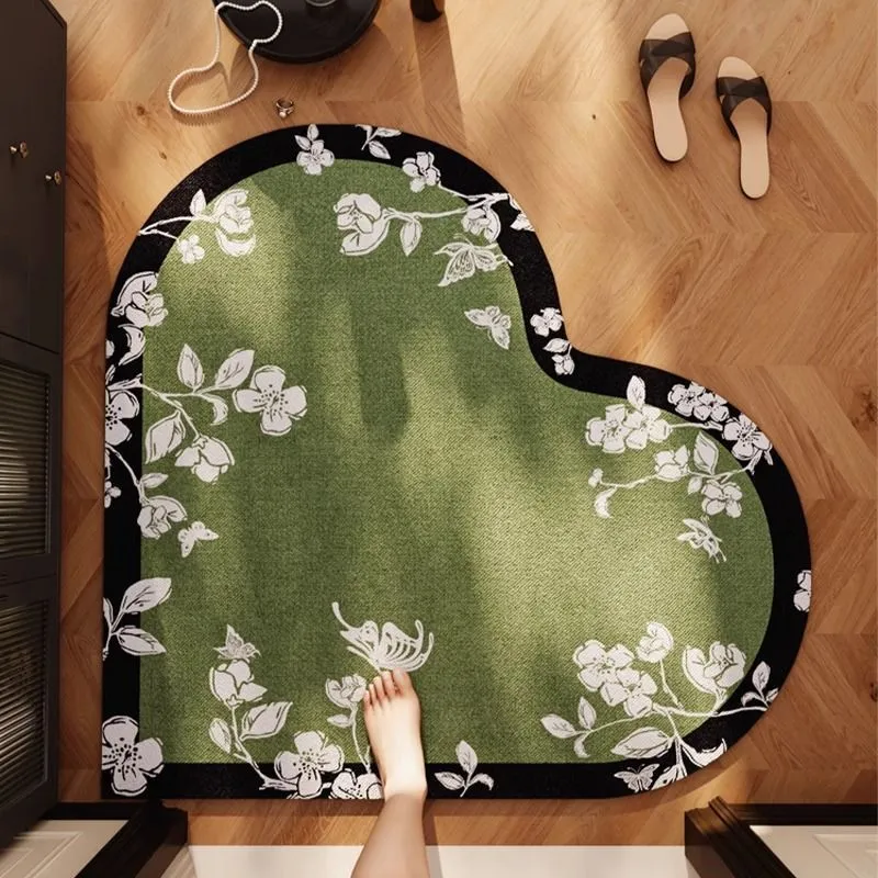Decorative Heart-Shaped Rug