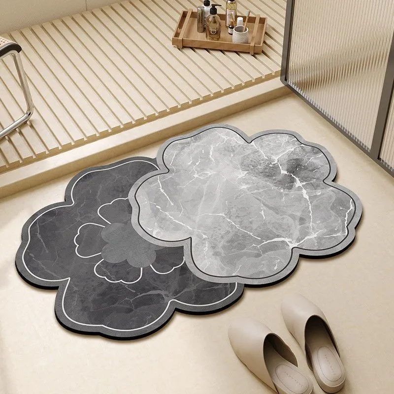 Decorative Flower-Shaped Bath Mat