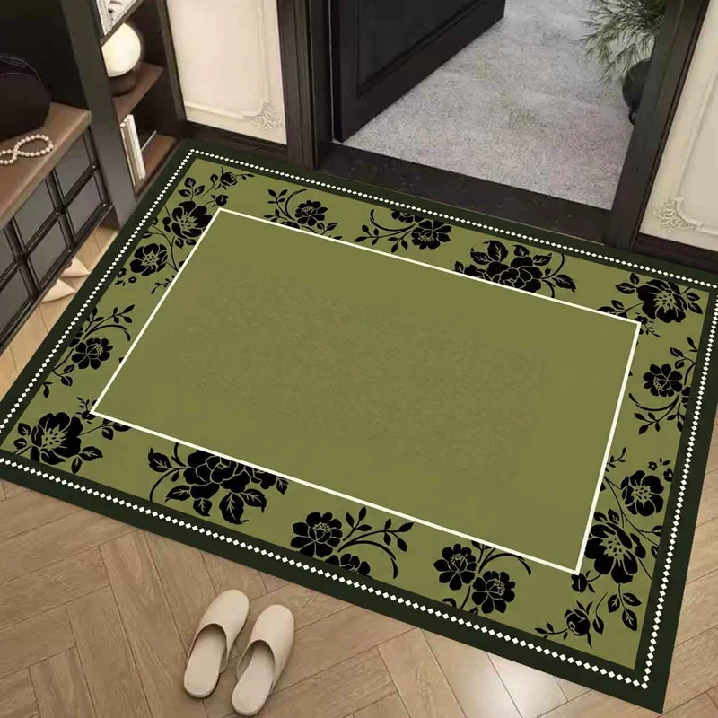 Decorative Floral Door Mat