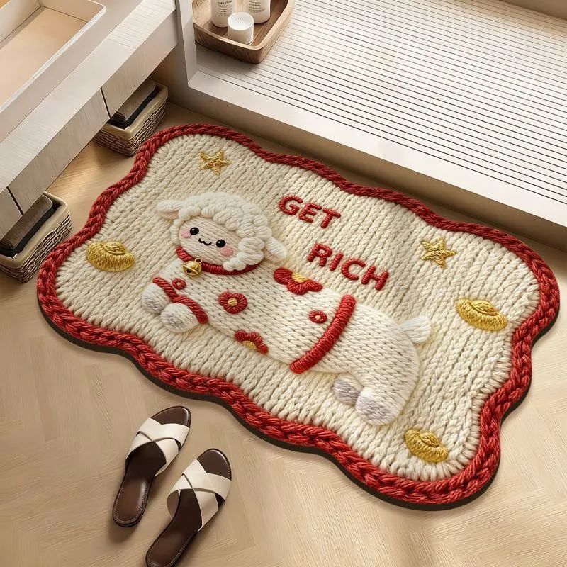 Decorative Dog-Themed Area Rug