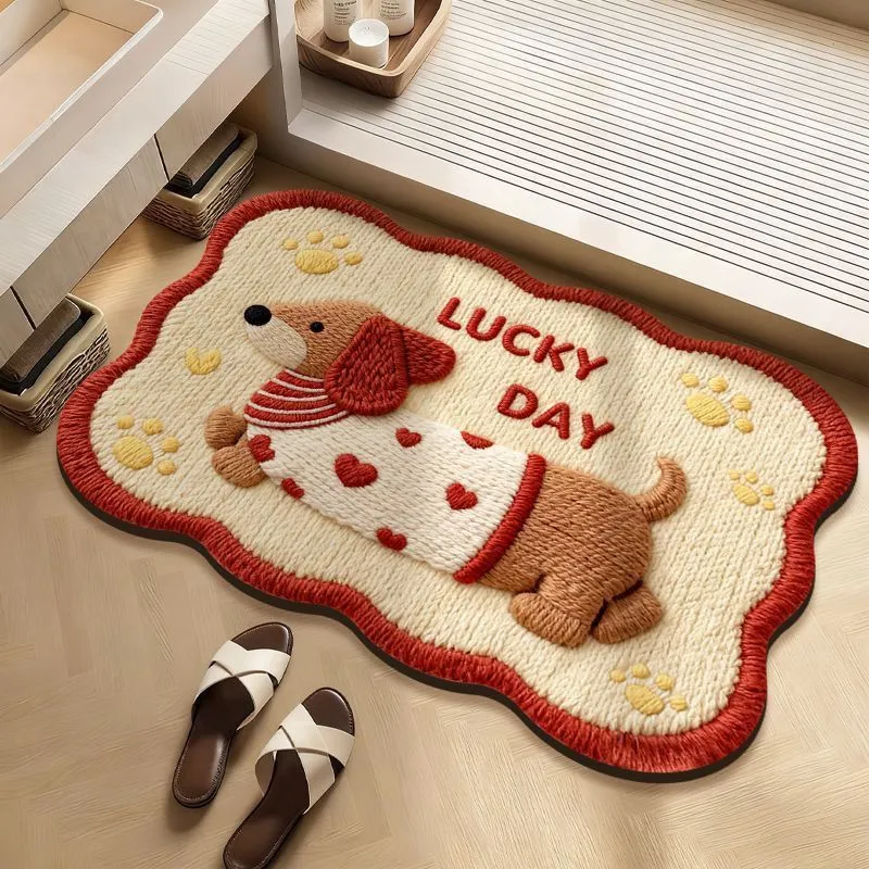 Decorative Dog-Themed Area Rug