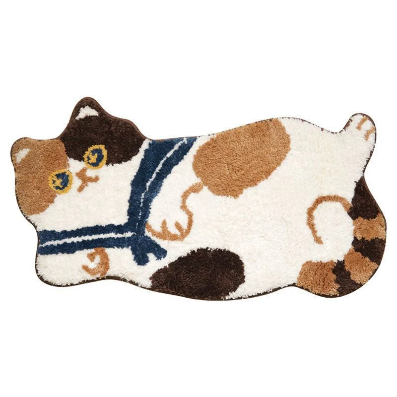 Cat-shaped Decorative Floor Mat