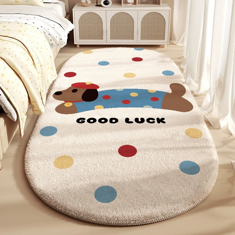 Cartoon-Themed Plush Area Rug
