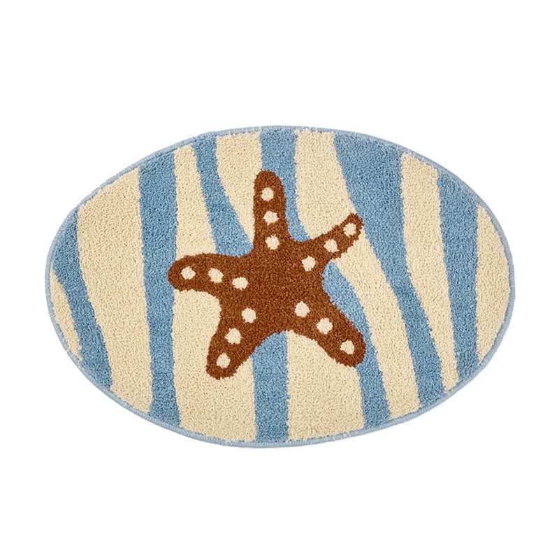 Cartoon Dog-Themed Bath Mat