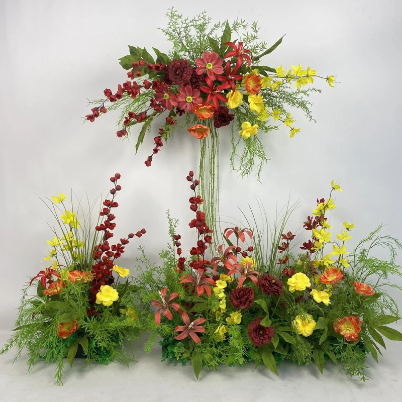 Vibrant Artificial Floral Centerpiece