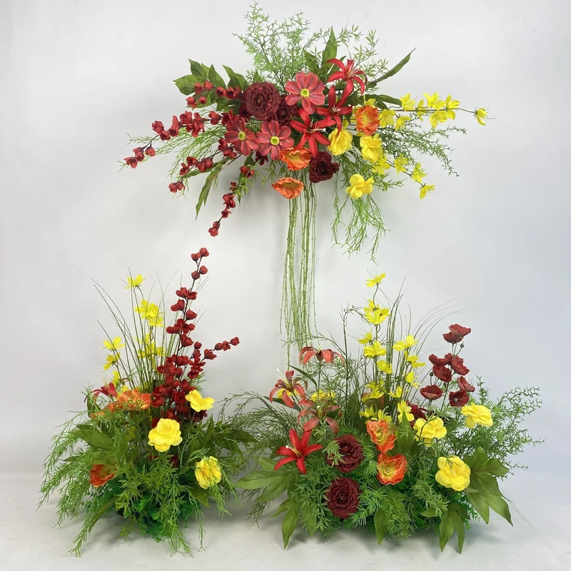Vibrant Artificial Floral Centerpiece