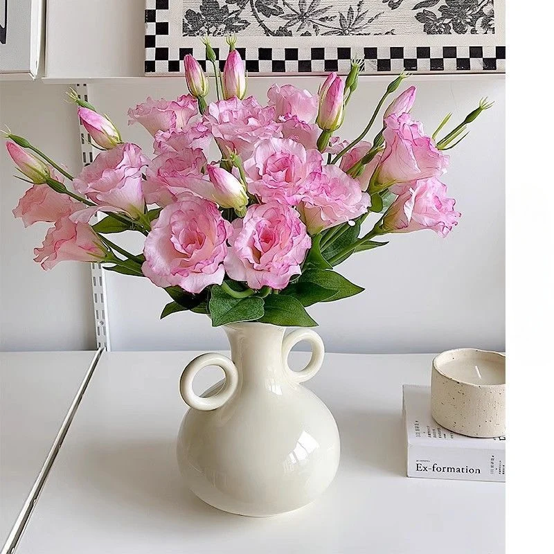 Realistic Faux Rose Floral Arrangement