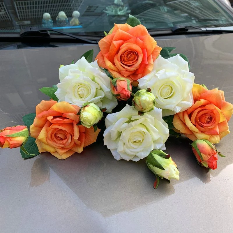 Realistic Artificial Rose Floral Arrangement