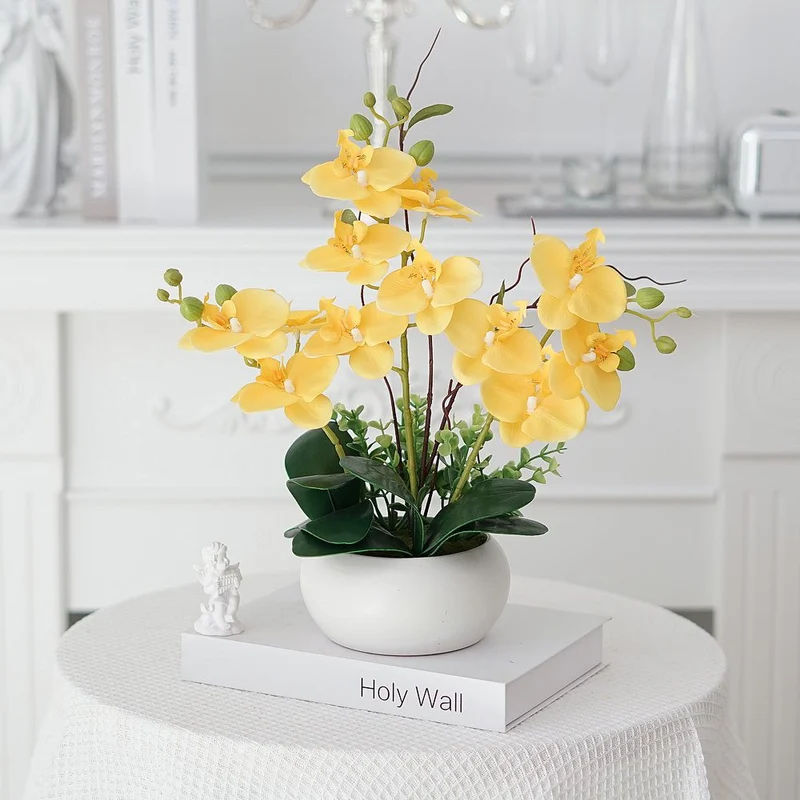 Realistic Artificial Orchid Decoration