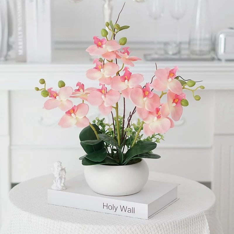 Realistic Artificial Orchid Decoration
