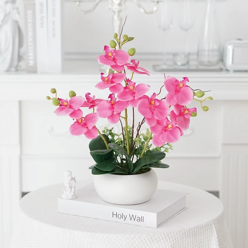 Realistic Artificial Orchid Decoration