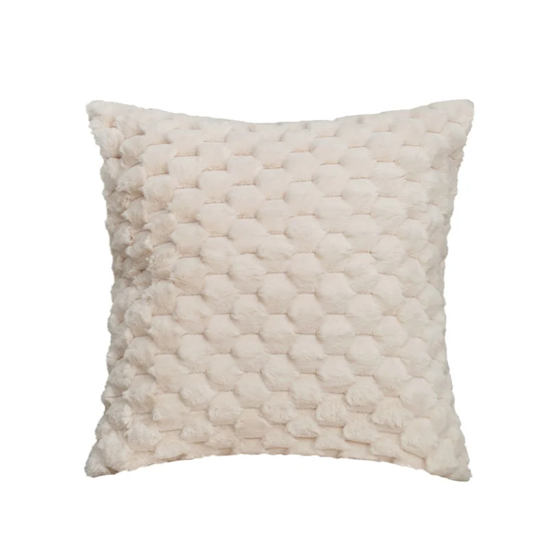 Kuschelkissen im Teddyfell-Stil Karnz