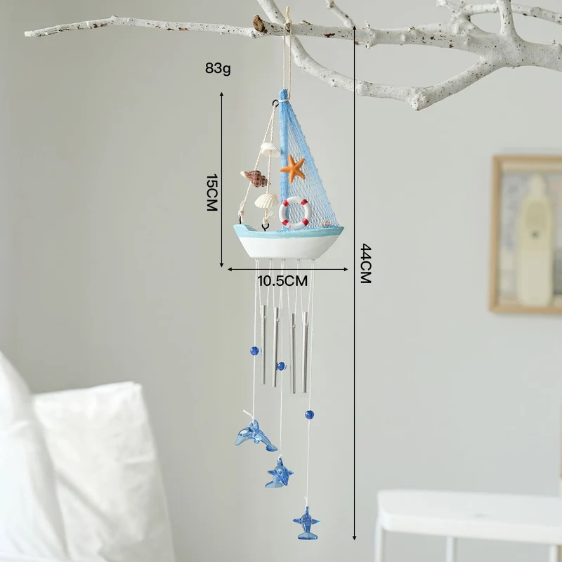 Nautical-Themed Wind Chime Decoration