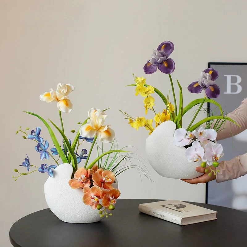 Modern Ceramic Floral Arrangement