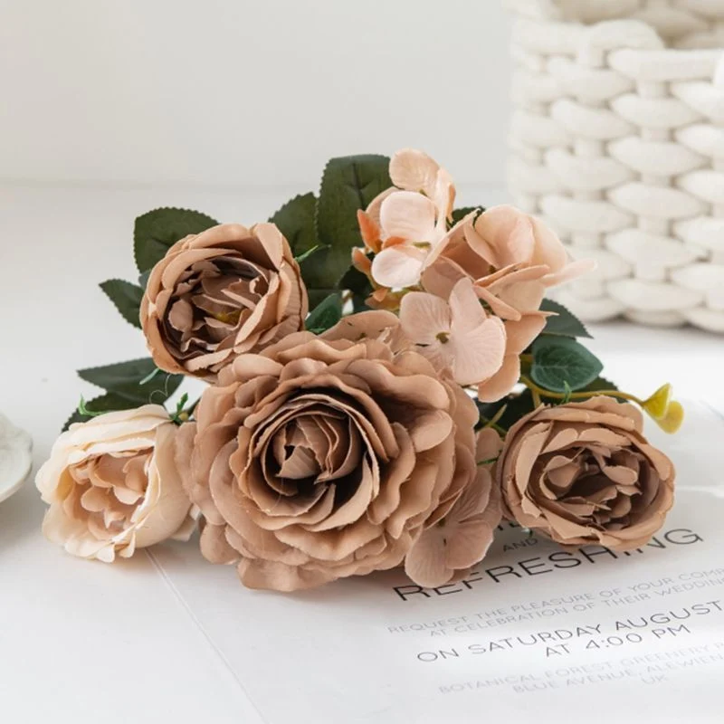 Lush Realistic Floral Bouquet Arrangement
