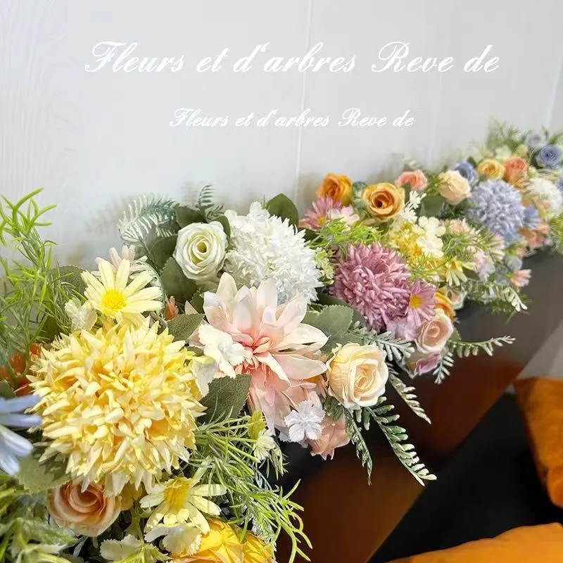 Lush Artificial Floral Centerpiece Arrangement