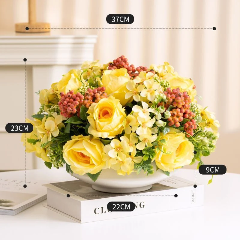 Lifelike Decorative Floral Centerpiece