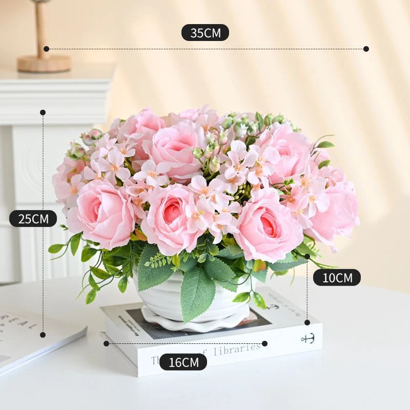 Lifelike Decorative Floral Centerpiece